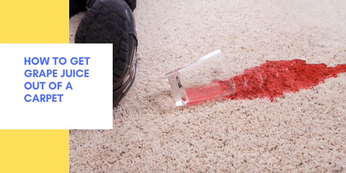 How To Get Grape Juice Out Of A Carpet